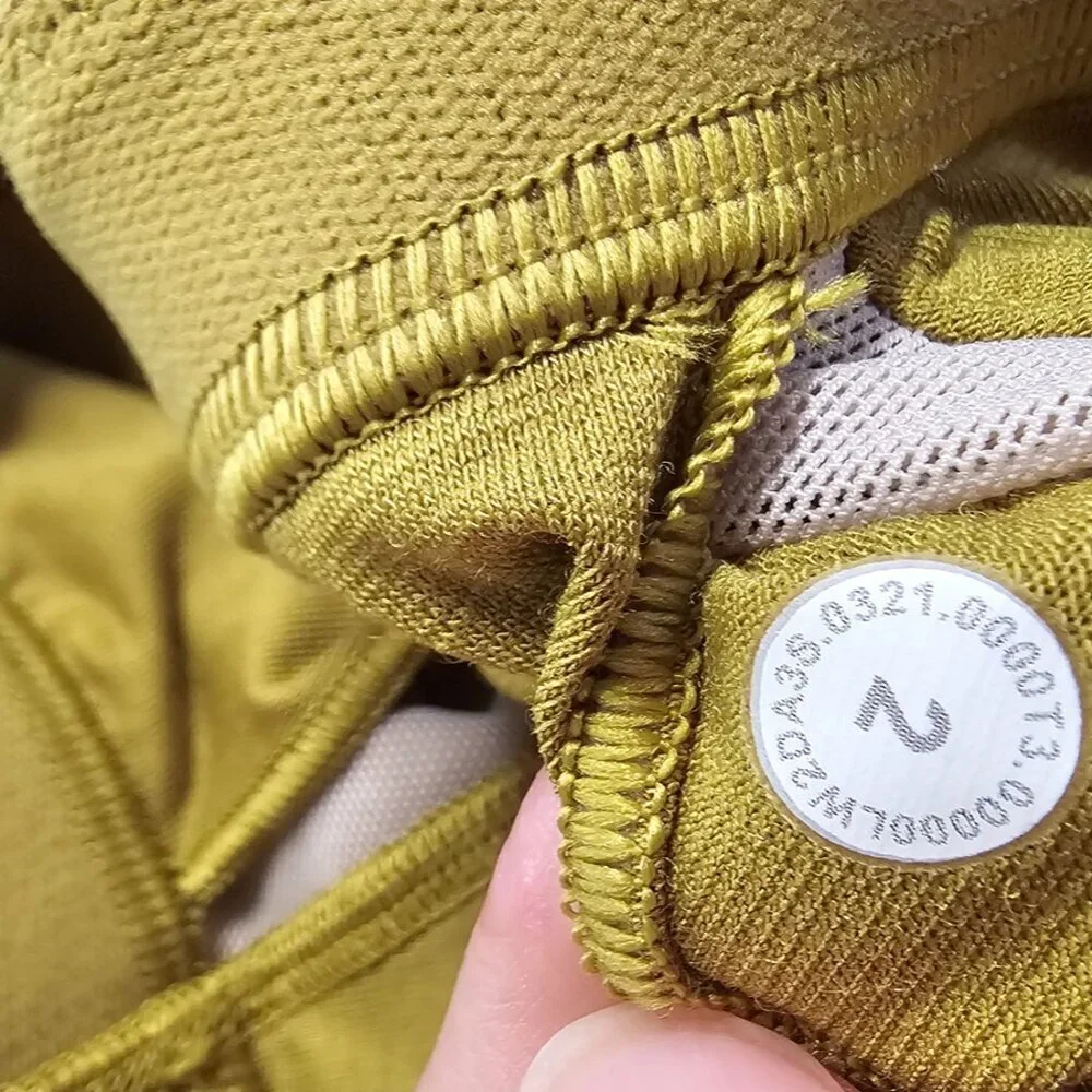 Lululemon Nulu Cross-Front Yoga Bra, Light Support, Auric Gold, Sports Bra, Sz 2 - Picture 3 of 6